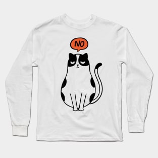 Cat no Long Sleeve T-Shirt